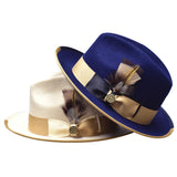 Bruno Capelo Winston Pinch Front Wool Fedora in #color_