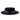 Bruno Capelo Zayden Wide Brim Wool Boater (Gaucho) in Black #color_ Black