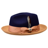 Bently Damien 2-Tone Wool Trilby in #color_