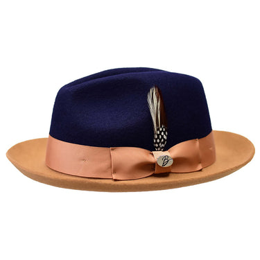 Bently Damien 2-Tone Wool Trilby in #color_