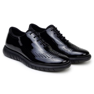 Belvedere Maxim in Black Patent Leather Sneaker in #color_