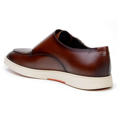 Belvedere Marcio in Cognac Monk Strap Hybrid Dress Shoe in #color_