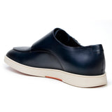 Belvedere Marcio in Navy Monk Strap Hybrid Dress Shoe in #color_