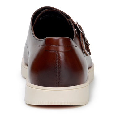 Belvedere Marcio in Cognac Monk Strap Hybrid Dress Shoe in #color_