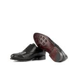 DapperFam Aeron in Black Men's Italian Leather Full Brogue in #color_