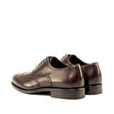 DapperFam Aeron in Dark Brown Men's Italian Leather Full Brogue in #color_