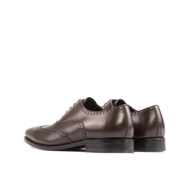 DapperFam Aeron in Dark Brown Men's Italian Leather Full Brogue in #color_