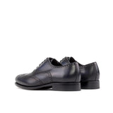 DapperFam Aeron in Navy Men's Italian Leather Full Brogue in #color_