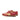 DapperFam Aeron in Red / Taupe Men's Italian Suede & Italian Pebble Grain Leather Full Brogue in #color_