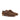 DapperFam Brenno in Med Brown Men's Lux Suede Single Monk in Med Brown #color_ Med Brown