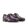 DapperFam Brenno in Purple Men's Hand-Painted Patina Single Monk in Purple #color_ Purple