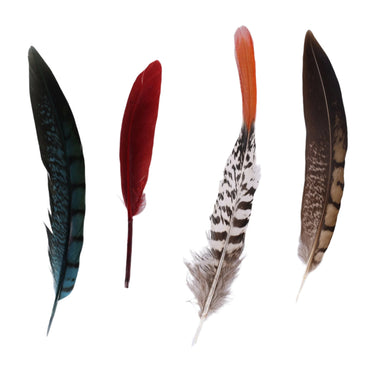 DapperFam Hat Feathers Pack of 3 Millinery Feathers in #color_