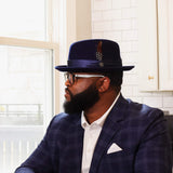 DapperFam Fellini Crushable Wool Fedora in #color_