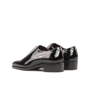 DapperFam Giuliano in Black Men's Patent Leather Whole Cut in #color_