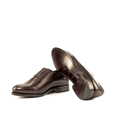 DapperFam Giuliano in Dark Brown Men's Italian Leather Whole Cut in #color_