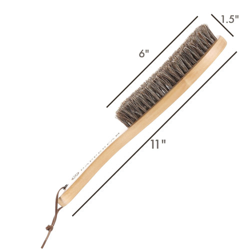 Hat Brush - High-quality Hat Brush - Horse Hair Bristles Brush