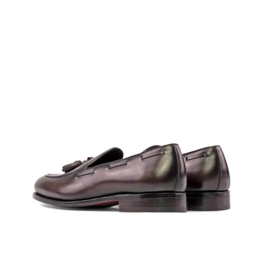 DapperFam Luciano in Dark Brown Men's Italian Leather Loafer in #color_