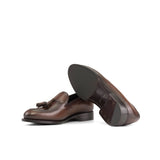 DapperFam Luciano in Med Brown Men's Italian Leather Loafer in #color_