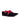 DapperFam Monaco in Black / Red Men's Italian Suede Double Monk in Black / Red #color_ Black / Red