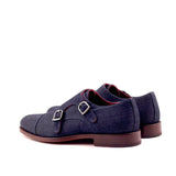 DapperFam Monaco in Jeans Men's Sartorial Double Monk in #color_