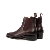 DapperFam Monza in Burgundy Men's Italian Leather Chelsea Boot in #color_