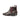 DapperFam Monza in Dark Brown / Burgundy Men's Italian Croco Embossed Leather Chelsea Boot in #color_