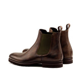 DapperFam Monza in Dark Brown Men's Italian Full Grain Leather Chelsea Boot in #color_