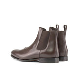 DapperFam Monza in Dark Brown Men's Italian Leather Chelsea Boot in #color_