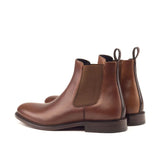 DapperFam Monza in Med Brown / Dark Brown Men's Italian Leather Chelsea Boot in #color_