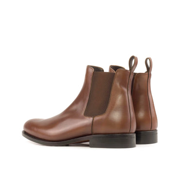 DapperFam Monza in Med Brown Men's Italian Leather Chelsea Boot in #color_