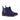 DapperFam Monza in Navy Men's Italian Suede Chelsea Boot in Navy #color_ Navy