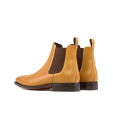 DapperFam Monza in Orange Men's Chelsea Boot in #color_