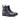 DapperFam Octavian in Black Men's Italian Leather & Italian Pebble Grain Leather Buckle Boot in Black #color_ Black