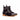 DapperFam Octavian in Black Men's Lux Suede & Italian Leather Buckle Boot in Black #color_ Black