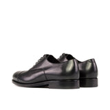 DapperFam Rafael in Black Men's Italian Leather Oxford in #color_