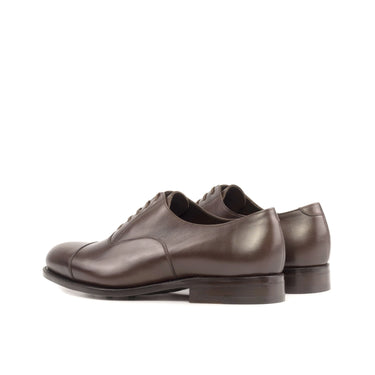 DapperFam Rafael in Dark Brown Men's Italian Leather Oxford in #color_