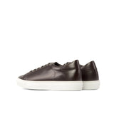 DapperFam Rivale in Dark Brown Men's Italian Leather Trainer in #color_