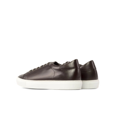 DapperFam Rivale in Dark Brown Men's Italian Leather Trainer in #color_