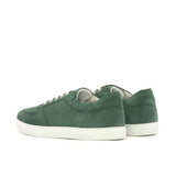 DapperFam Rivale in Forest Men's Italian Suede Trainer in #color_