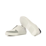 DapperFam Rivale in Light Grey Men's Italian Suede Trainer in #color_