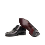 DapperFam Vero in Black Men's Italian Leather Derby in #color_