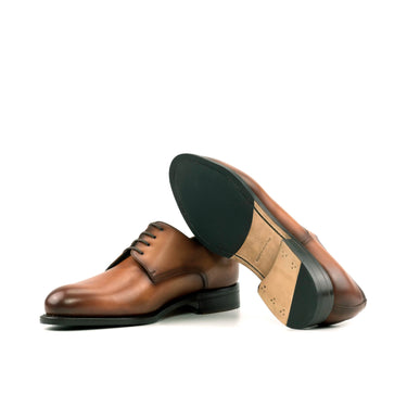 DapperFam Vero in Cognac Men's Italian Leather Derby in #color_