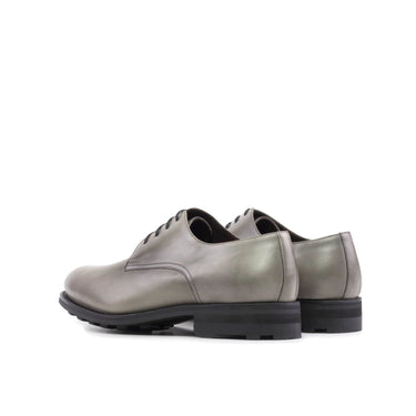 DapperFam Vero in Grey Men's Italian Leather Derby in #color_