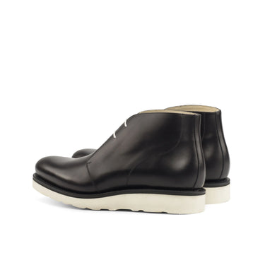 DapperFam Vivace in Black Men's Italian Leather Chukka in #color_