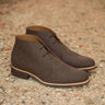 DapperFam Vivace in Brown Men's Flannel Chukka in Brown #color_ Brown