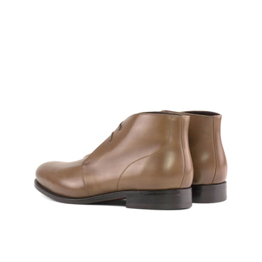 DapperFam Vivace in Brown Men's Italian Leather Chukka in #color_