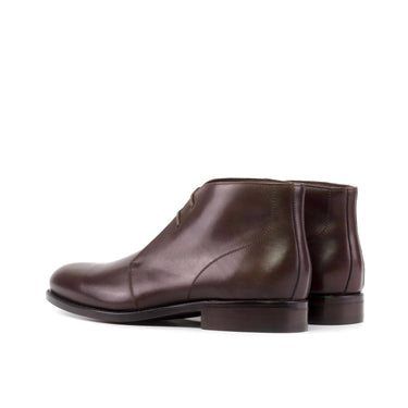 DapperFam Vivace in Dark Brown Men's Italian Leather Chukka in #color_