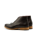 DapperFam Vivace in Dark Brown Men's Italian Leather Chukka in #color_