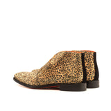 DapperFam Vivace in Leopard / Black Men's Sartorial & Italian Suede Chukka in #color_