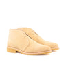 DapperFam Vivace in Sand Men's Lux Suede Chukka in Sand #color_ Sand